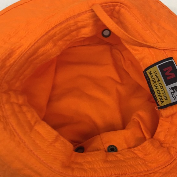 NWT 1 Top Pro Orange Fishing Bucket Hat Men’s - Picture 9 of 10